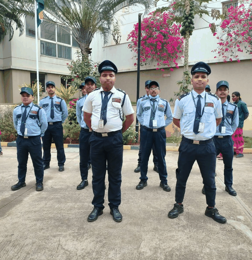Difesa Security team demonstrating trained security services