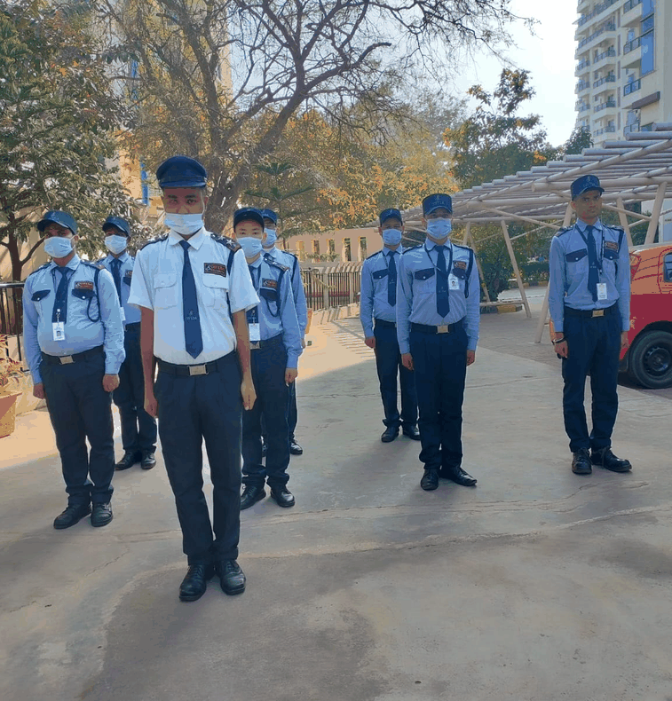 Difesa Security guard formation ensuring client safety